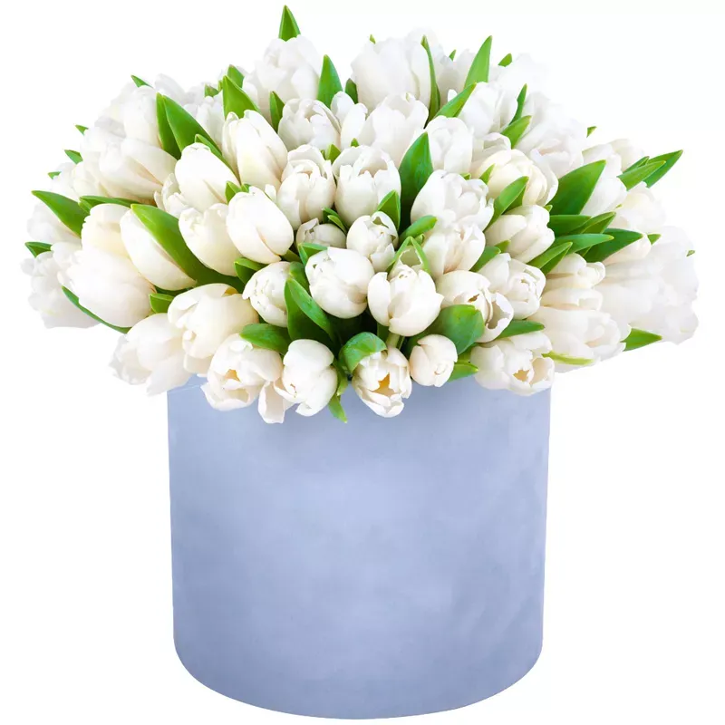 Цветы в коробке Цветочная арктика