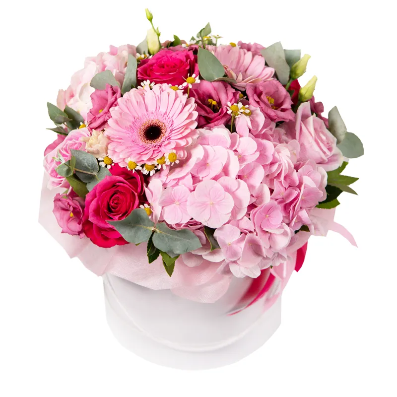 Цветы в коробке Умиление