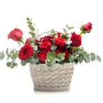 Корзина с цветами Светлое утро