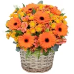 Корзина с цветами Жаркий день